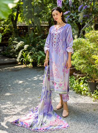 Roheenaz | Ethereal Bloom Lawn 25 | Meliora - by - Libasekhas UK - Registered Vendor of : Roheenaz - 100% Original Designer Dresss