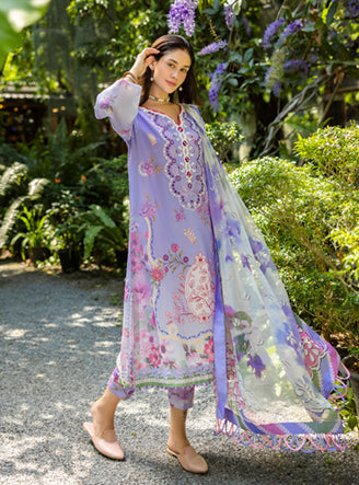 Roheenaz | Ethereal Bloom Lawn 25 | Meliora - by - Libasekhas UK - Registered Vendor of : Roheenaz - 100% Original Designer Dresss