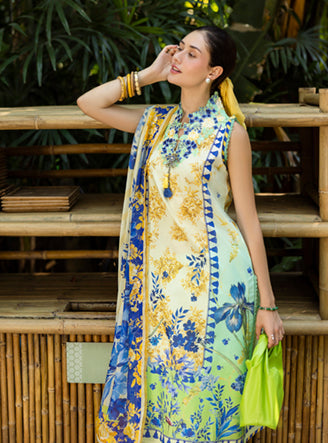 Roheenaz | Ethereal Bloom Lawn 25 | Celora - by - Libasekhas UK - Registered Vendor of : Roheenaz - 100% Original Designer Dresss