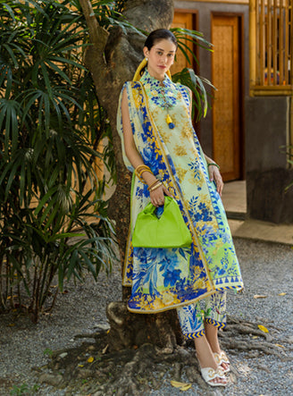 Roheenaz | Ethereal Bloom Lawn 25 | Celora - by - Libasekhas UK - Registered Vendor of : Roheenaz - 100% Original Designer Dresss