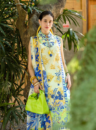 Roheenaz | Ethereal Bloom Lawn 25 | Celora - by - Libasekhas UK - Registered Vendor of : Roheenaz - 100% Original Designer Dresss