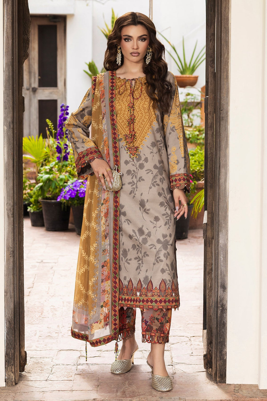 Charizma | Andaaz Lawn 26 | CAD6-02 - by Libasekhas UK - Registered Vendor of : Charizma - 100% Original Designer Dress