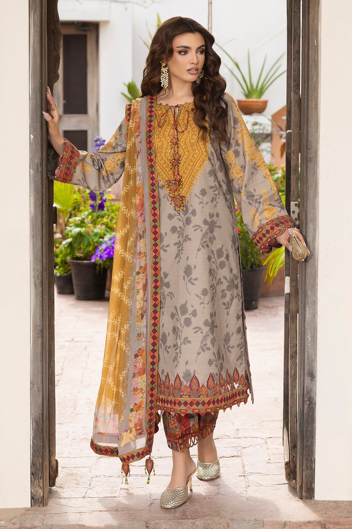 Charizma | Andaaz Lawn 26 | CAD6-02 - by Libasekhas UK - Registered Vendor of : Charizma - 100% Original Designer Dress