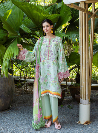 Roheenaz | Ethereal Bloom Lawn 25 | Ivara - by - Libasekhas UK - Registered Vendor of : Roheenaz - 100% Original Designer Dresss