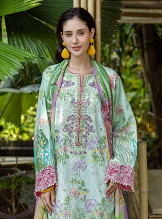 Roheenaz | Ethereal Bloom Lawn 25 | Ivara - by - Libasekhas UK - Registered Vendor of : Roheenaz - 100% Original Designer Dresss