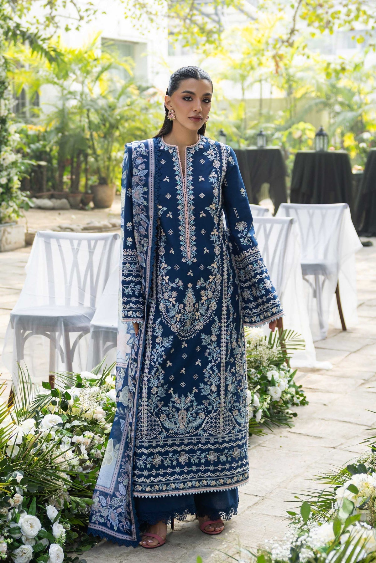 Akbar Aslam | Elaria RTW Lawn 26 | Cielle - by Libasekhas UK - Registered Vendor of : Akbar Aslam - 100% Original Designer Dress