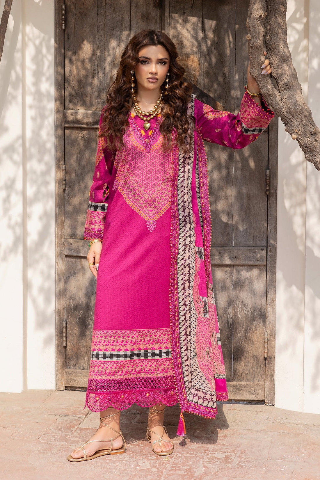Charizma | Andaaz Lawn 26 | CAD6-01 - by Libasekhas UK - Registered Vendor of : Charzima - 100% Original Designer Dress