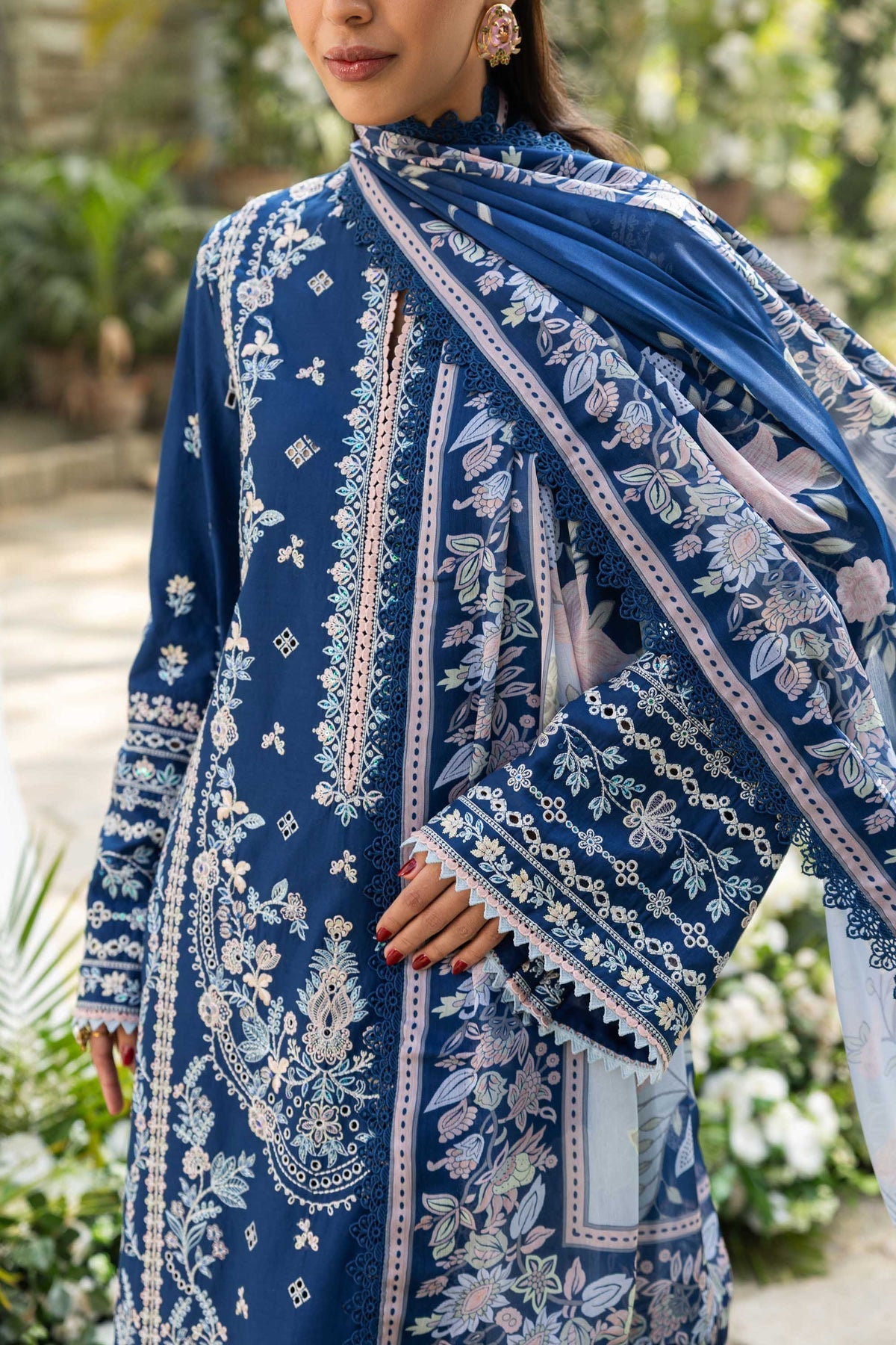 Akbar Aslam | Elaria RTW Lawn 26 | Cielle - by Libasekhas UK - Registered Vendor of : Akbar Aslam - 100% Original Designer Dress