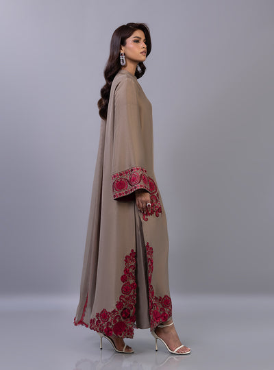 Zainab Chottani | Ramadan Edit 26 | Taupe Royale - by Libasekhas UK - Registered Vendor of : Zainab Chottani - 100% Original Designer Dress