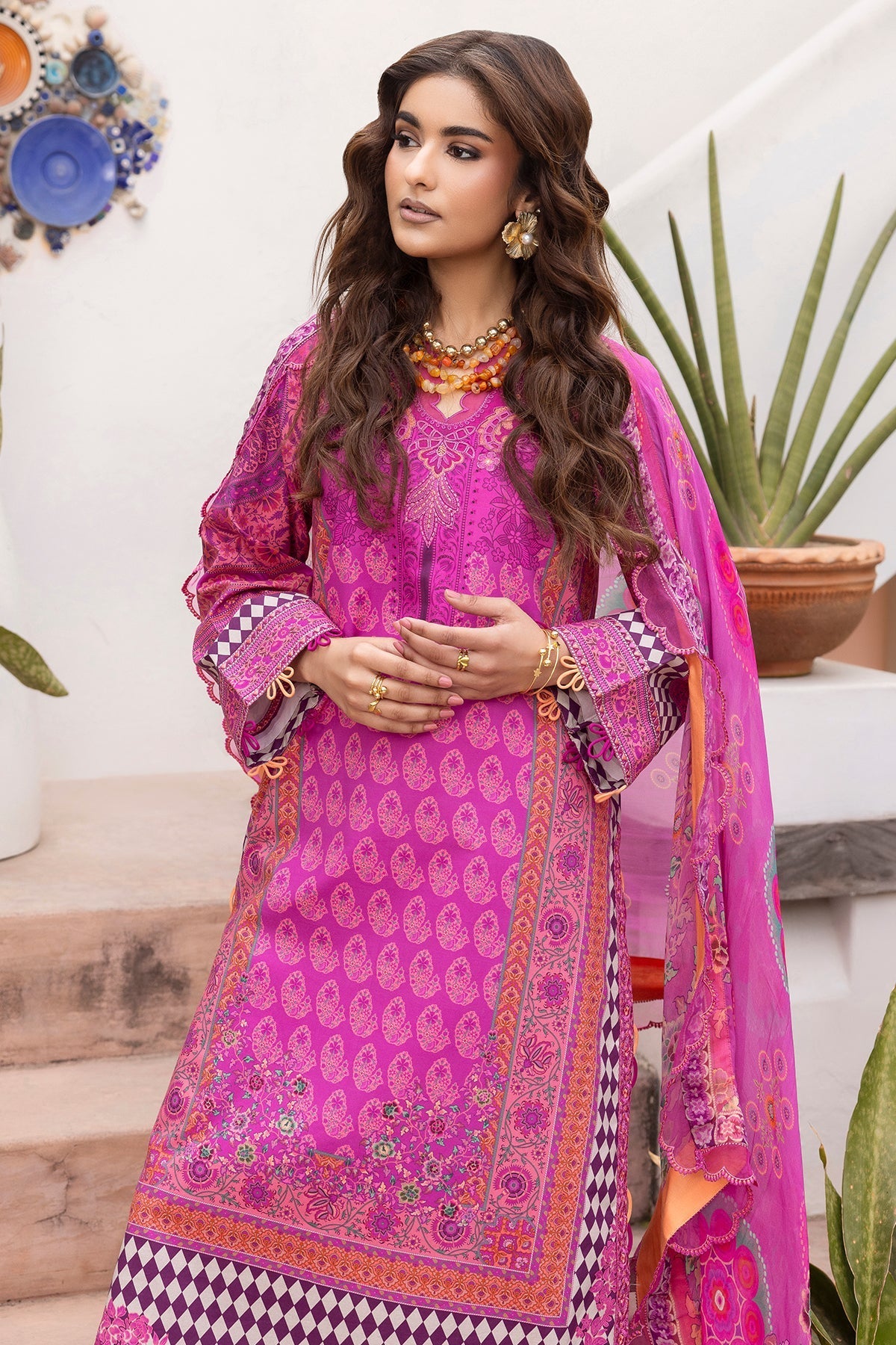 Charizma | Andaaz Lawn 26 | CAD6-09 - by Libasekhas UK - Registered Vendor of : Charizma - 100% Original Designer Dress