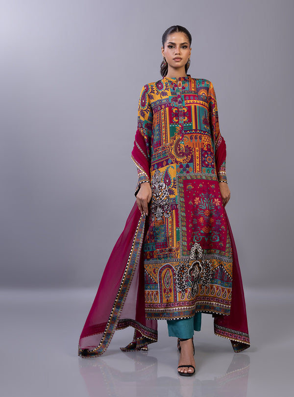 Zainab Chottani | Ramadan Edit 26 | Mirage Long Shirt - by Libasekhas UK - Registered Vendor of : Zainab Chottani - 100% Original Designer Dress
