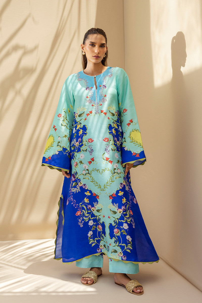 Sania Maskatiya | Mirra Luxury Pret 25 | Risa (B) - by Libasekhas UK - Registered Vendor of : Sania Maskatiya - 100% Original Designer Dress