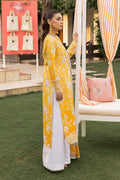 Saad Shaikh | Lawn 25 | Yellow - Amber Bloom - by - Libasekhas UK - Registered Vendor of : Saad Shaikh - 100% Original Designer Dresss