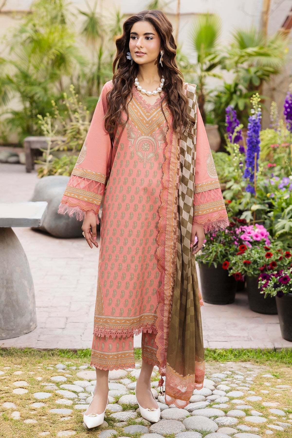 Charizma | Andaaz Lawn 26 |  CAD6-07 - by Libasekhas UK - Registered Vendor of : Charizma - 100% Original Designer Dress