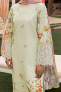 Saad Shaikh | Lawn 25 | Pista - Floral Mirage - by - Libasekhas UK - Registered Vendor of : Saad Shaikh - 100% Original Designer Dresss