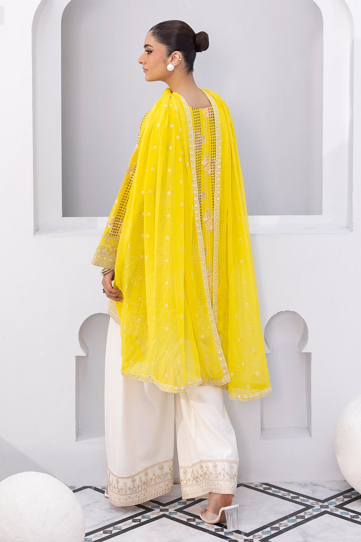 Charizma | Festive Pret | 3-PC Embroidered Raw-Silk CMA-6-410 - by Libasekhas UK - Registered Vendor of : Charizma - 100% Original Designer Dress