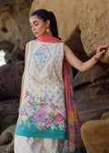 Sadaf Fawad Khan | Siraa Lawn 25 | Retro Polka - by - Libasekhas UK - Registered Vendor of : Sadaf Fawad Khan - 100% Original Designer Dresss