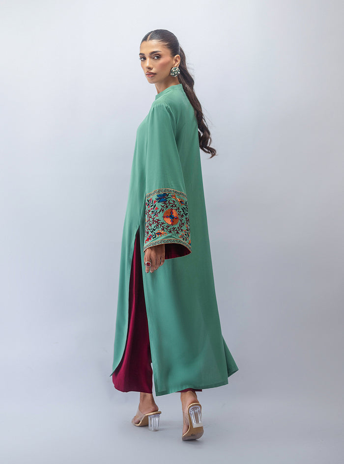 Zainab Chottani | Aara Moonsoon Edit | Mint Escape - by Libasekhas UK - Registered Vendor of : Zainab Chottani - 100% Original Designer Dress