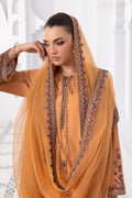 Charizma | Festive Pret | 3-PC Embroidered Raw-Silk CMA-6-370 - by Libasekhas UK - Registered Vendor of : Charizma - 100% Original Designer Dress