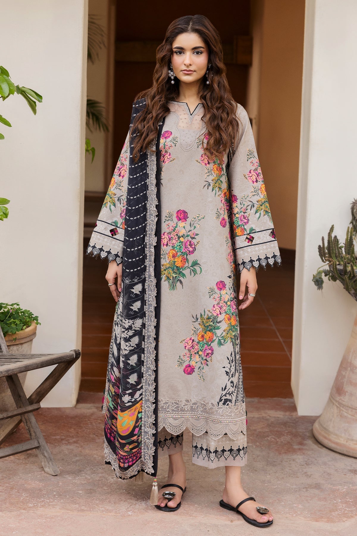 Charizma | Andaaz Lawn 26 | CAD6-08 - by Libasekhas UK - Registered Vendor of : Charizma - 100% Original Designer Dress