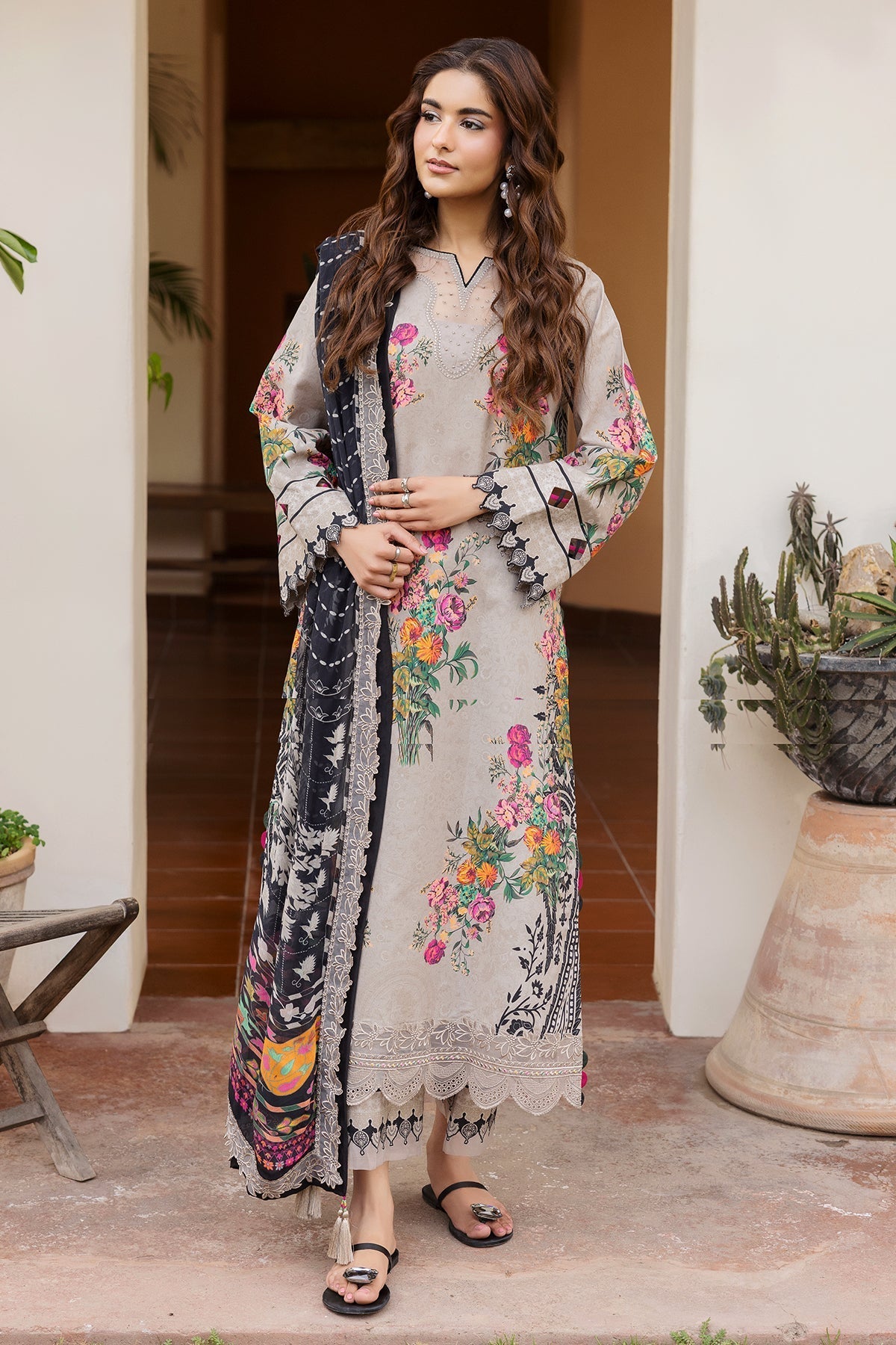 Charizma | Andaaz Lawn 26 | CAD6-08 - by Libasekhas UK - Registered Vendor of : Charizma - 100% Original Designer Dress