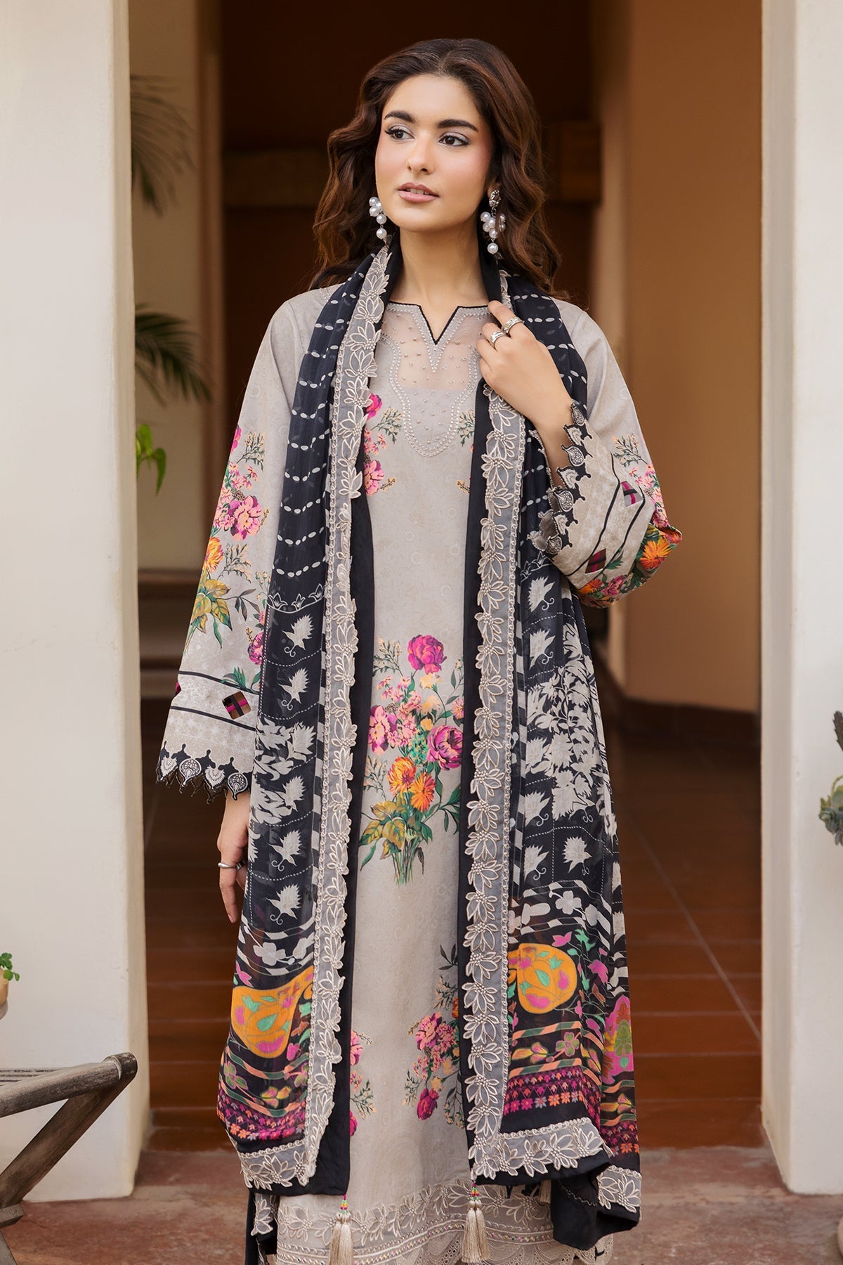 Charizma | Andaaz Lawn 26 | CAD6-08 - by Libasekhas UK - Registered Vendor of : Charizma - 100% Original Designer Dress