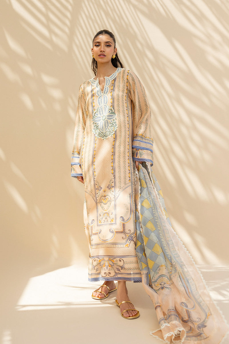 Sania Maskatiya | Mirra Luxury Pret 25 | Nora (B) - by Libasekhas UK - Registered Vendor of : Sania Maskatiya - 100% Original Designer Dress