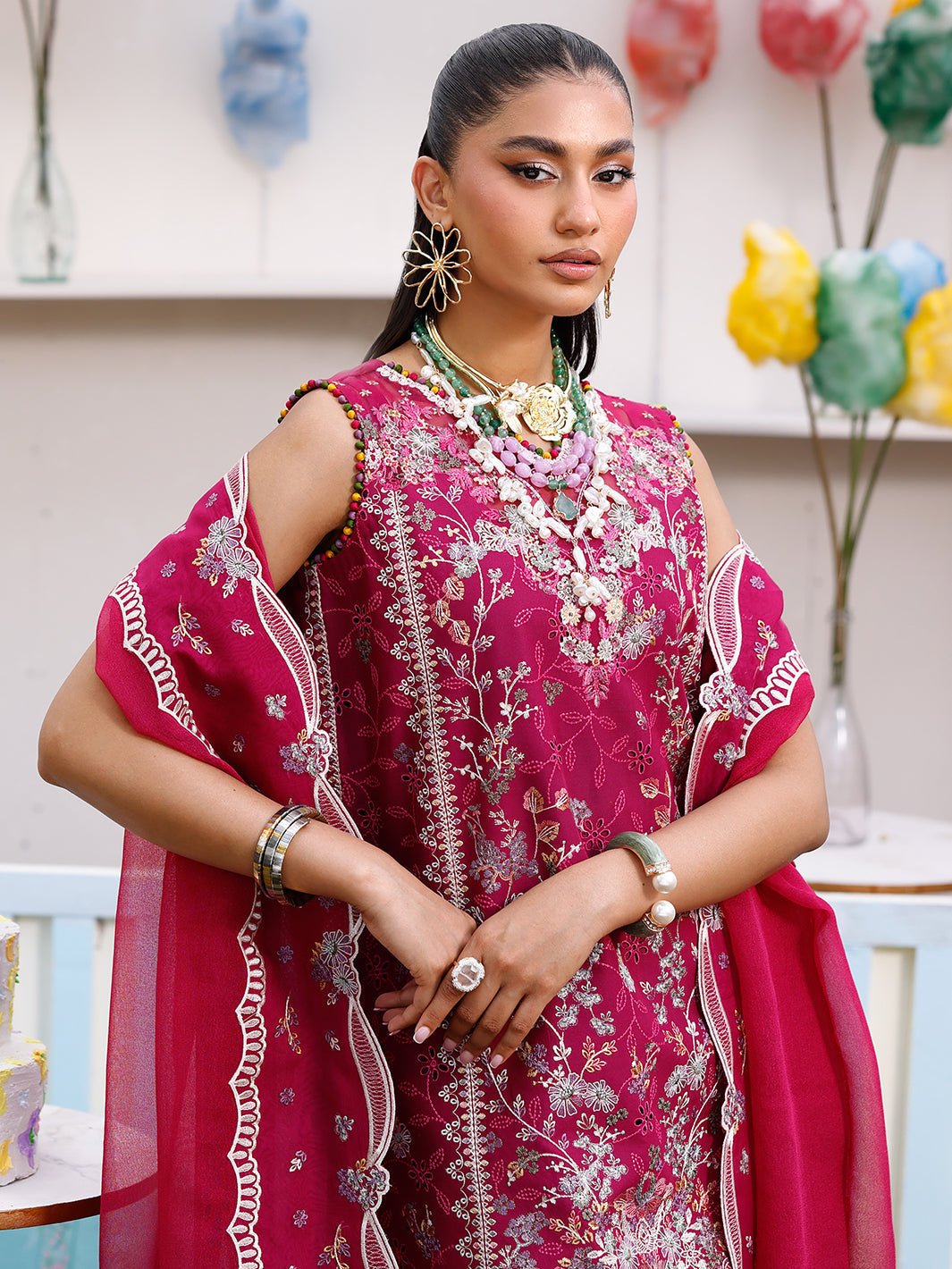 Bin Ilyas | Carnival Summer Edit 25 | 35 - B - by - Libasekhas UK - Registered Vendor of : Bin Ilyas - 100% Original Designer Dresss