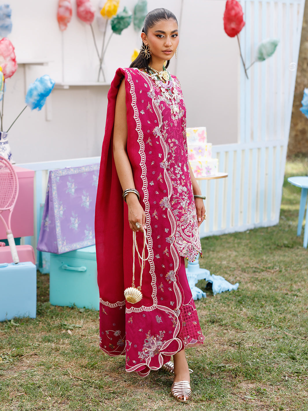 Bin Ilyas | Carnival Summer Edit 25 | 35 - B - by - Libasekhas UK - Registered Vendor of : Bin Ilyas - 100% Original Designer Dresss