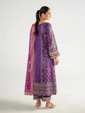 Gulaal | Aira Printed Silk | Plum Noir - by Libasekhas UK - Registered Vendor of : Gulaal - 100% Original Designer Dress