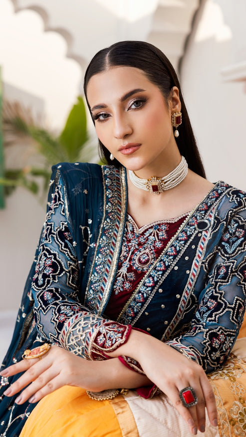 Zebtan | Andaz e Makhmal | ZAM-08 - by - Libasekhas UK - Registered Vendor of : Zebtan - 100% Original Designer Dresss