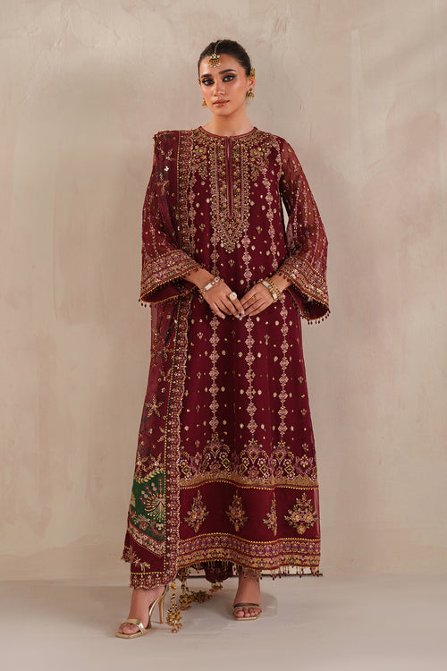 Baroque | Formals Collection | EMBROIDERED CHIFFON UF-4367 - by Libasekhas UK - Registered Vendor of : Baroque - 100% Original Designer Dress