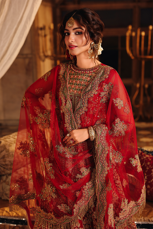 Saad Shaikh | Silsila Formals 25 | Shehnoor - by Libasekhas UK - Registered Vendor of : Saad Shaikh - 100% Original Designer Dress