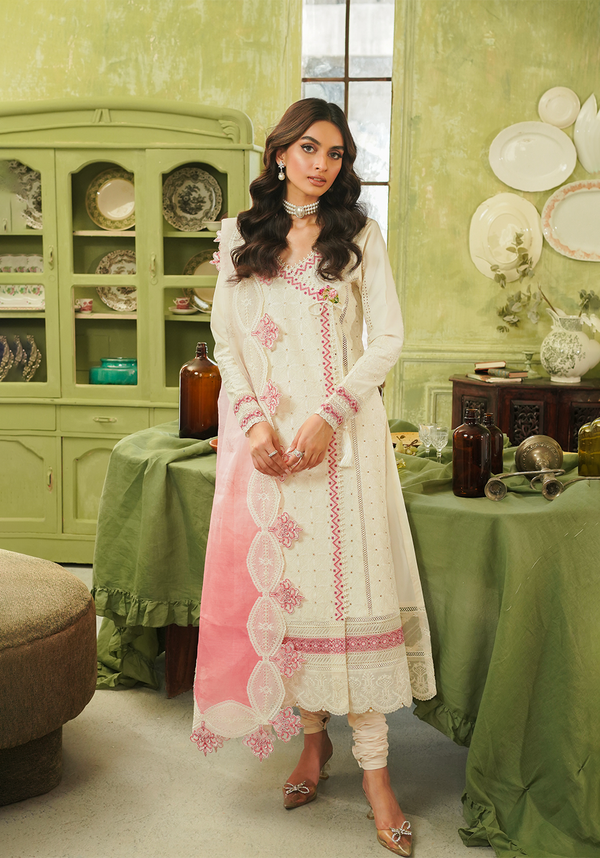 Zarqash | Tresor Luxury Lawn 24 | ZQT 006 IDA - by - Libasekhas UK - Registered Vendor of : Zarqash - 100% Original Designer Dresss
