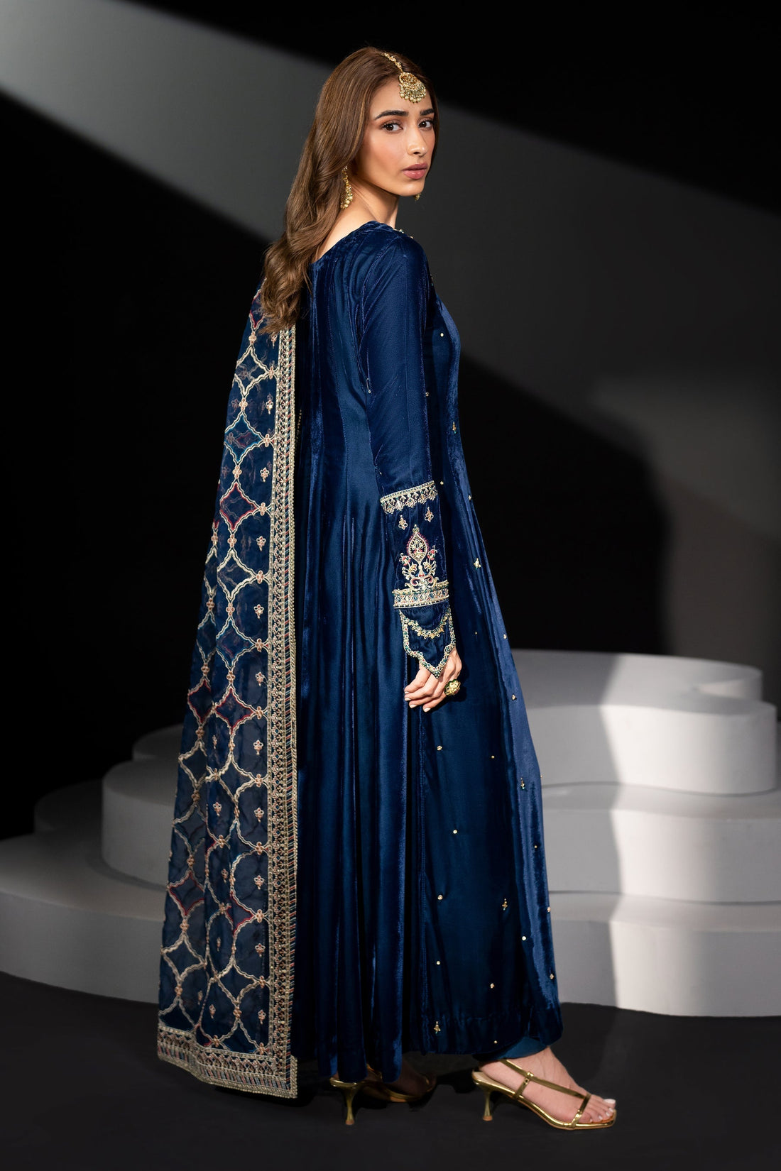 Naqshi | Makhmal 24 | LEILA - by - Libasekhas UK - Registered Vendor of : Naqshi - 100% Original Designer Dresss