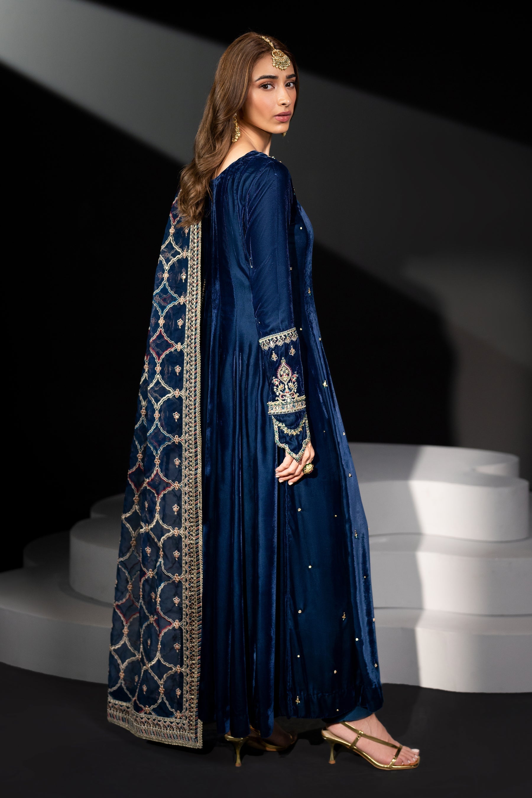 Naqshi | Makhmal 24 | LEILA - by - Libasekhas UK - Registered Vendor of : Naqshi - 100% Original Designer Dresss