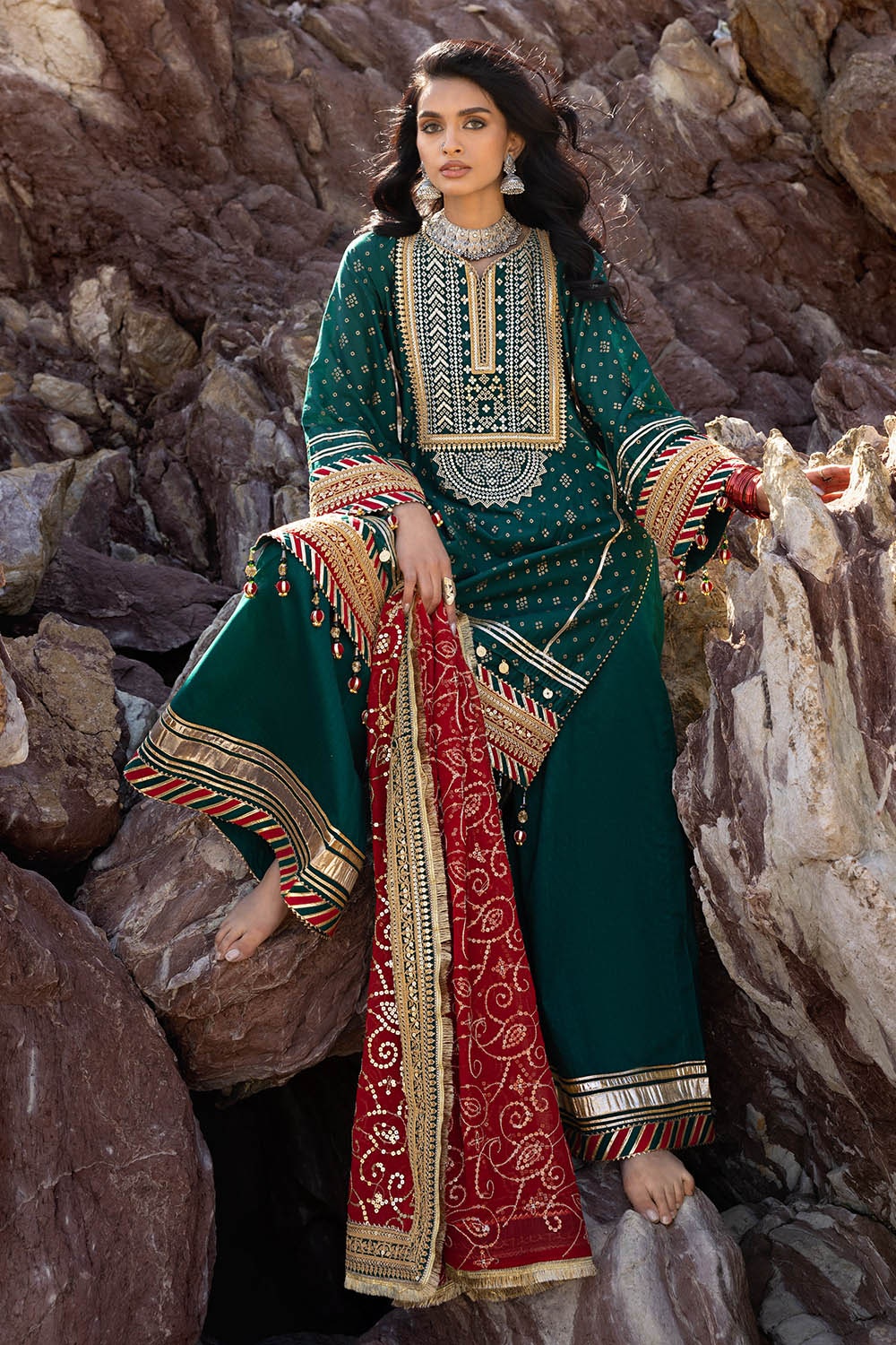 Gul Ahmed | Chunri Lawn 25 | BM-52024 - by - Libasekhas UK - Registered Vendor of : Gul Ahmed - 100% Original Designer Dresss