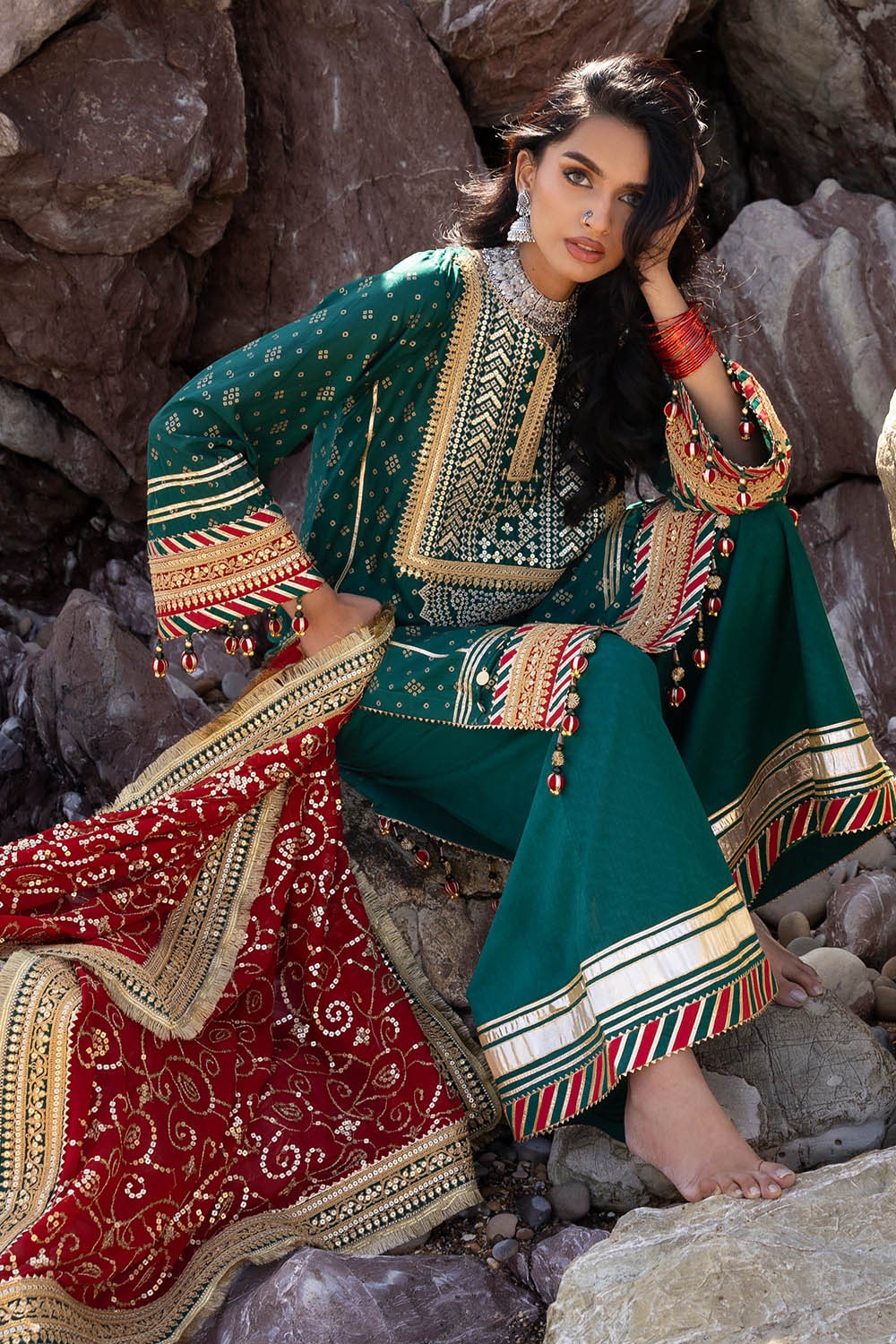 Gul Ahmed | Chunri Lawn 25 | BM-52024 - by - Libasekhas UK - Registered Vendor of : Gul Ahmed - 100% Original Designer Dresss