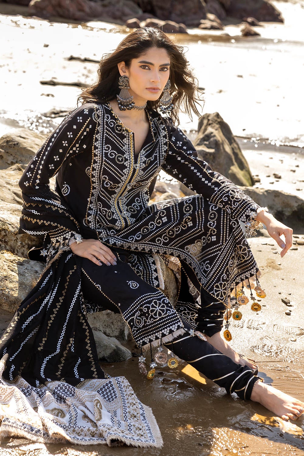 Gul Ahmed | Chunri Lawn 25 | CL-52407 - by - Libasekhas UK - Registered Vendor of : Gul Ahmed - 100% Original Designer Dresss