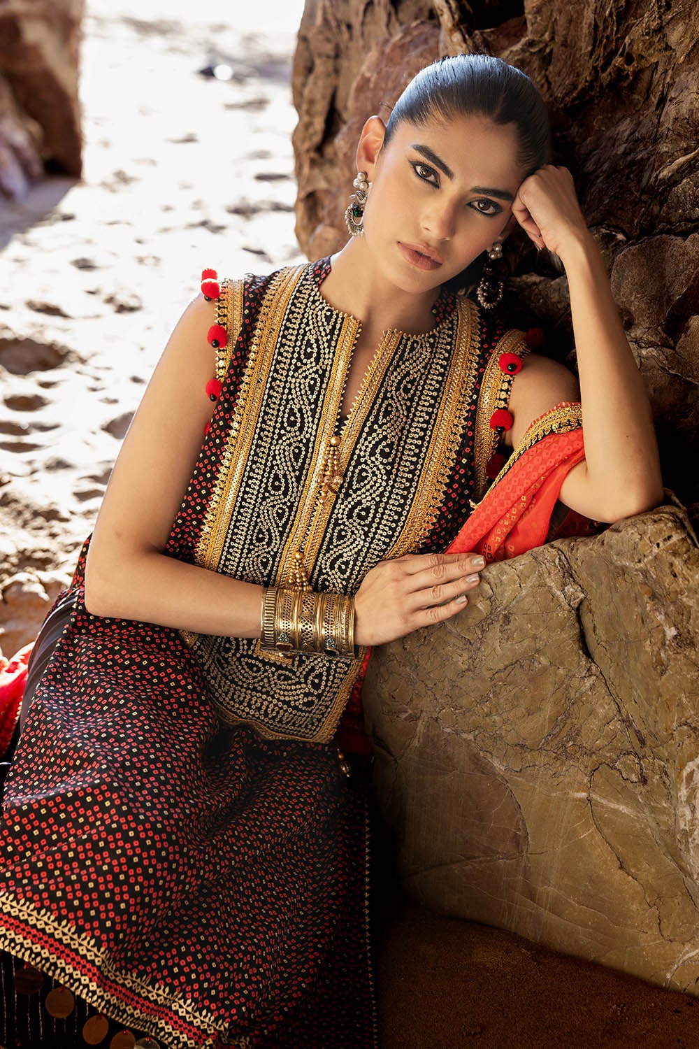 Gul Ahmed | Chunri Lawn 25 | BM-52017 - by - Libasekhas UK - Registered Vendor of : Gul Ahmed - 100% Original Designer Dresss