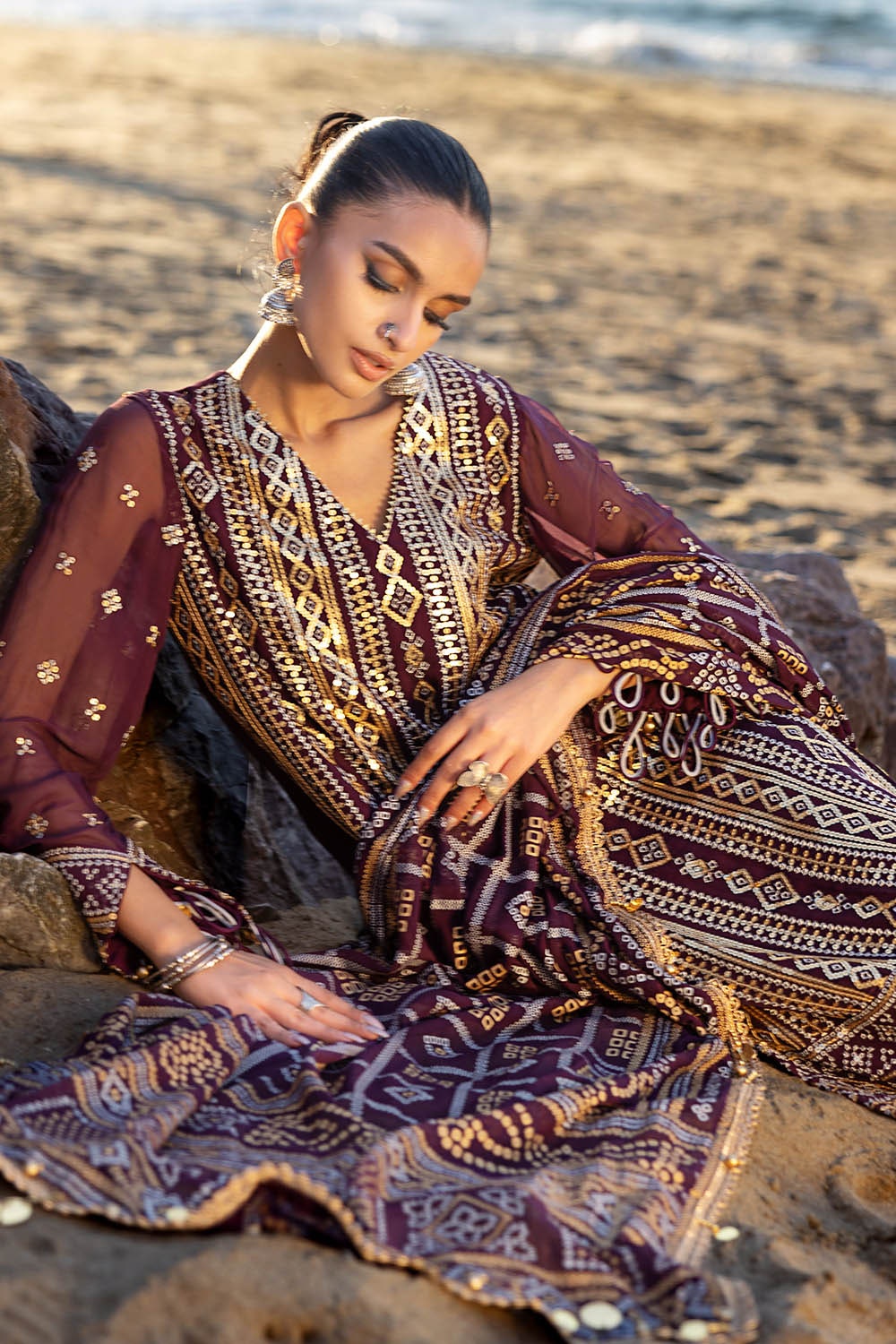 Gul Ahmed | Chunri Lawn 25 | BM-52023 - by - Libasekhas UK - Registered Vendor of : Gul Ahmed - 100% Original Designer Dresss