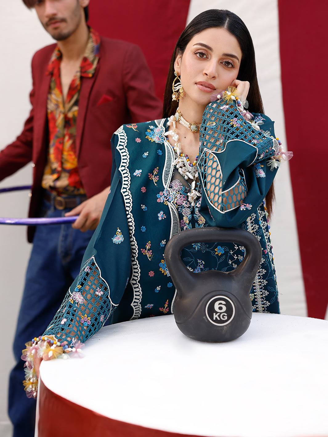 Bin Ilyas | Carnival Summer Edit 25 | 35 - A - by - Libasekhas UK - Registered Vendor of : Bin Ilyas - 100% Original Designer Dresss