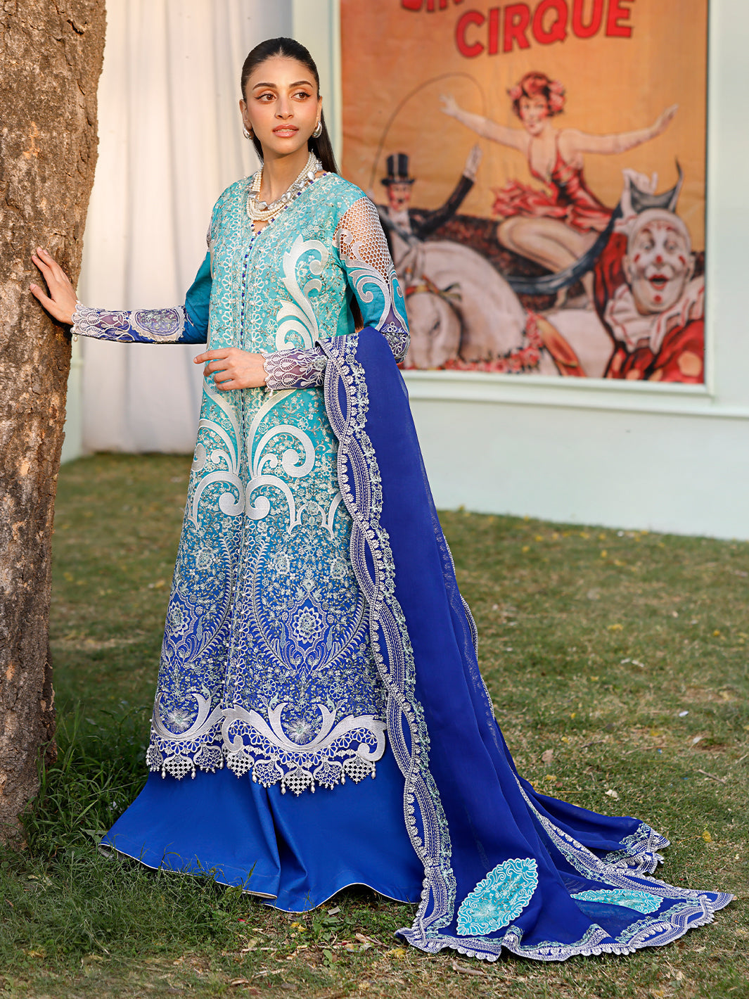 Bin Ilyas | Carnival Summer Edit 25 | 36 - A - by - Libasekhas UK - Registered Vendor of : Bin Ilyas - 100% Original Designer Dresss
