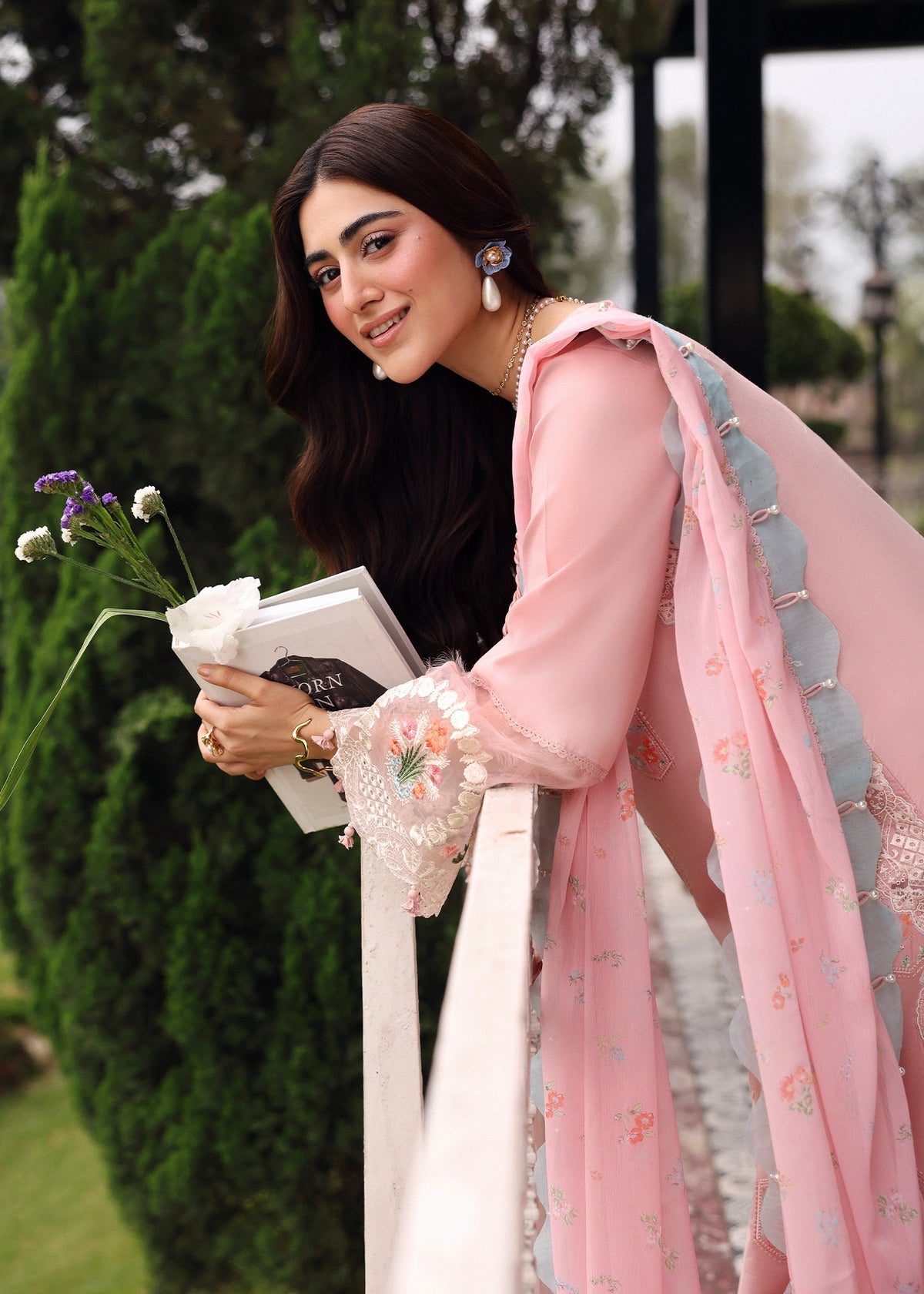 Sardinia | Embroidered Lawn Edit 26 | Rose Ridge - by Libasekhas UK - Registered Vendor of : Sardinia - 100% Original Designer Dress