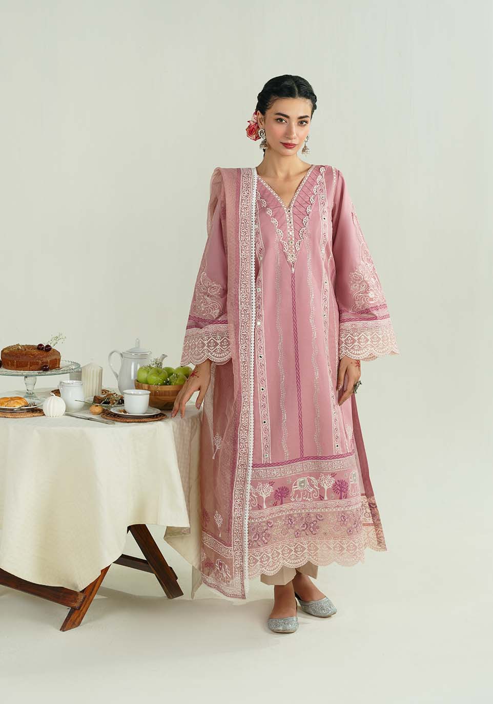Zarqash | Nazakat Ready to Wear | Noor e Ghulab - by Libasekhas UK - Registered Vendor of : Zarqash - 100% Original Designer Dress