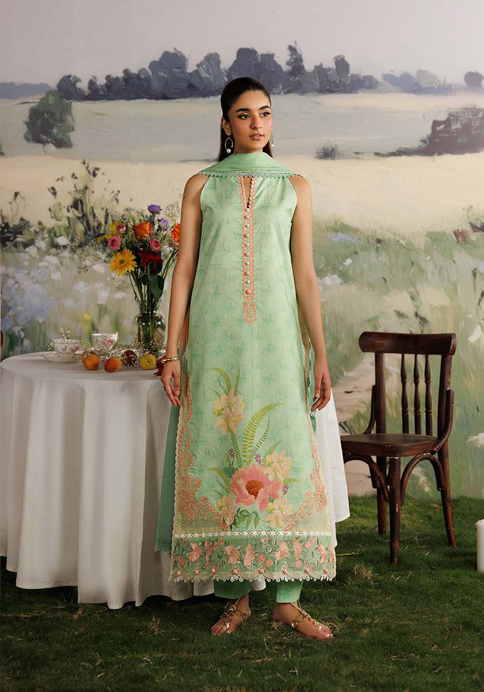 Zarqash | RimJhim The Moonsoon Edit 26 | MEHRAAB-E-GUL ZQ002 - by Libasekhas UK - Registered Vendor of : Zarqash - 100% Original Designer Dress