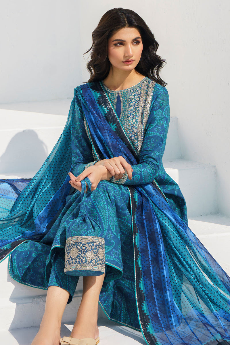 Jazmin | Summer Lawn 25 | USE-9017 - by - Libasekhas UK - Registered Vendor of : Jazmin - 100% Original Designer Dresss