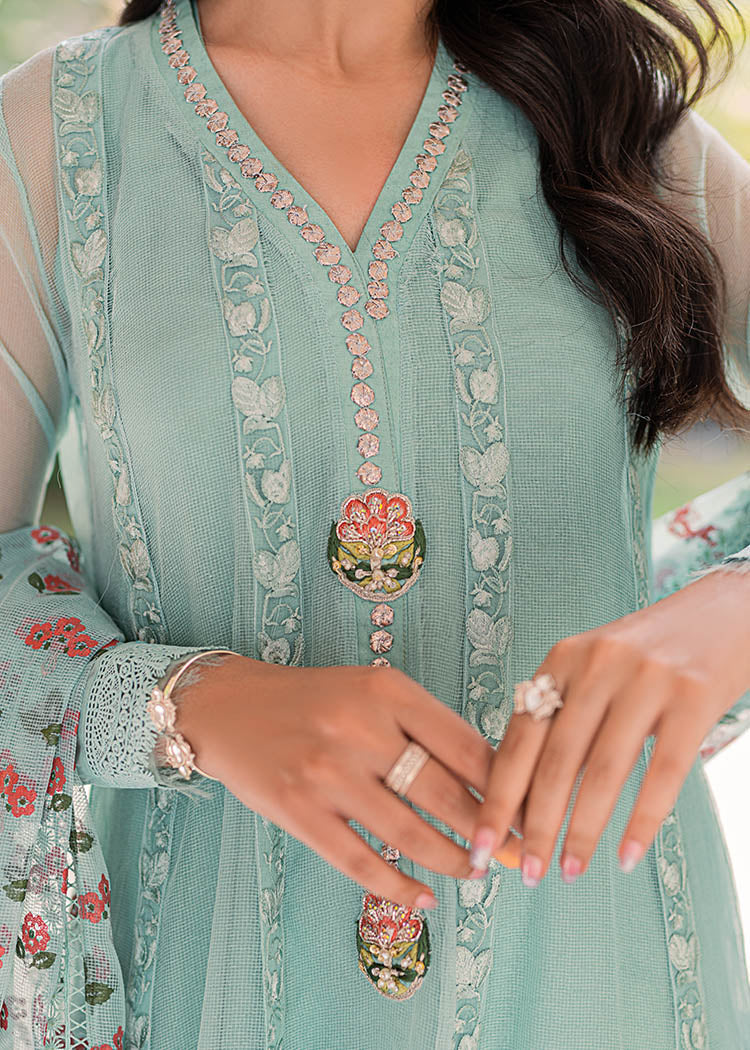 Saira Shakira | Luxury Pret | Tiffany Blue - by Libasekhas UK - Registered Vendor of : Saira Shakira - 100% Original Designer Dress