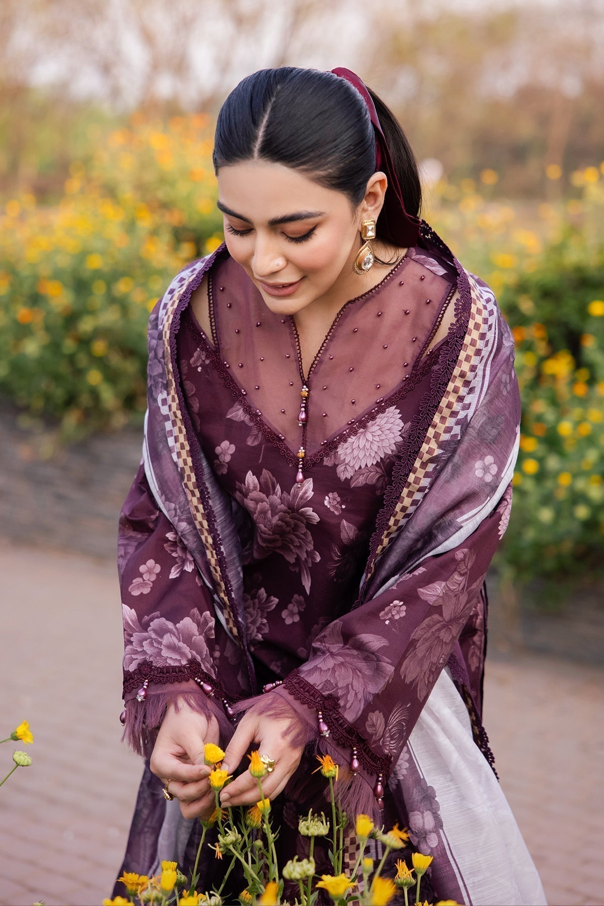 Alizeh | Sheen Lawn Prints 24 | ASTER - by - Libasekhas UK - Registered Vendor of : Alizeh - 100% Original Designer Dresss