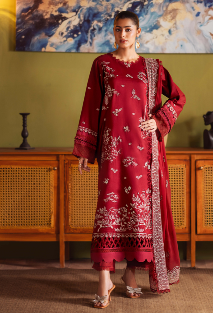 Humdum | Lala Rukh Lawn | Lalarukh - D01 - by - Libasekhas UK - Registered Vendor of : Humdum - 100% Original Designer Dresss